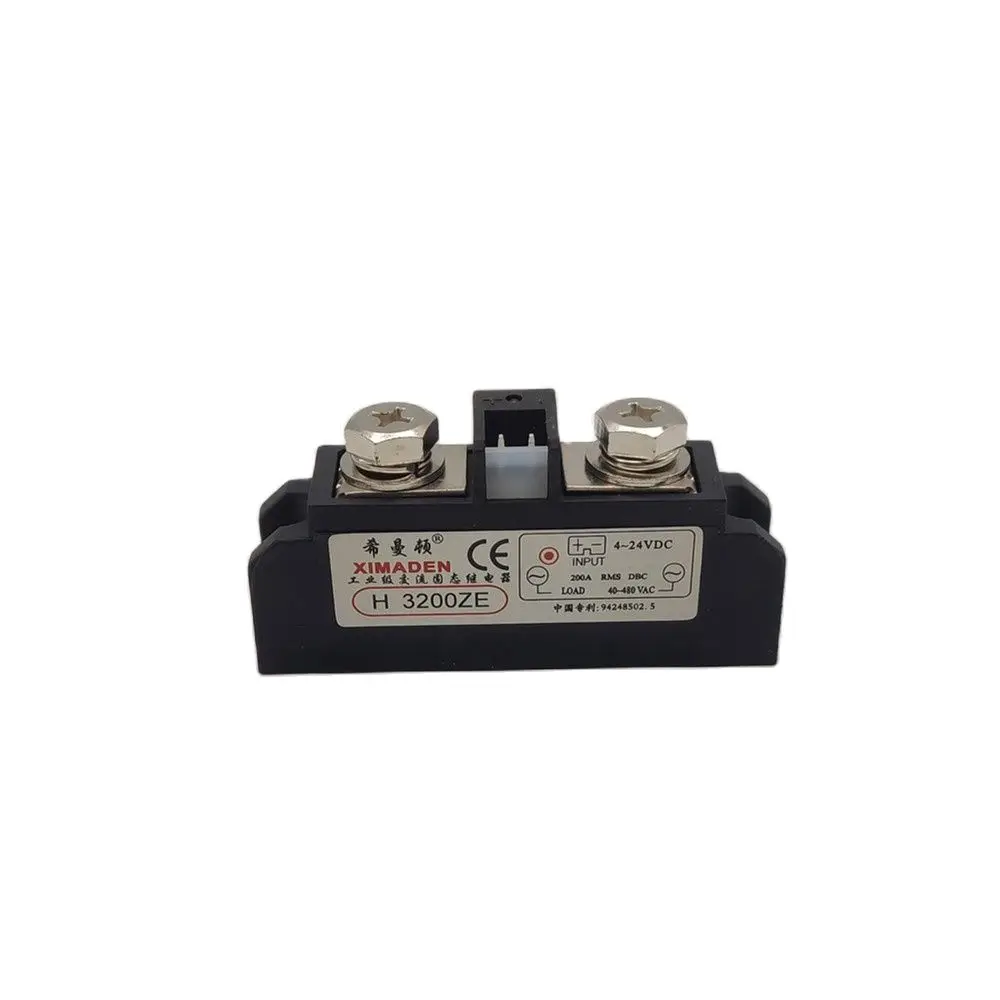 

Industrial Solid State Relays AC 110 220 380 VAC Solid State Relay 24V H3200ZE XIMADEN 200A