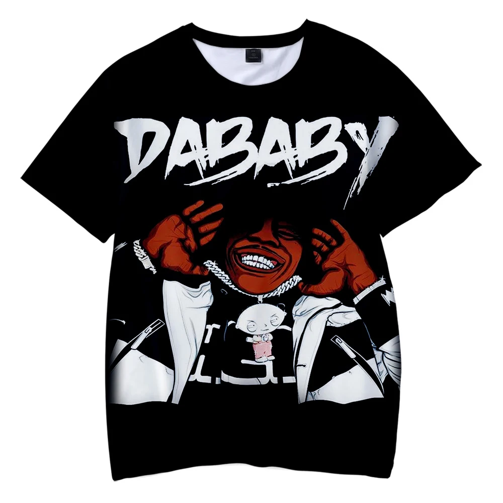 2021 New Rapper Dababy 3D Printed T-Shirt Men/Women Fashion Casual Popular Harajuku Streetwear Short Sleeve Oversize