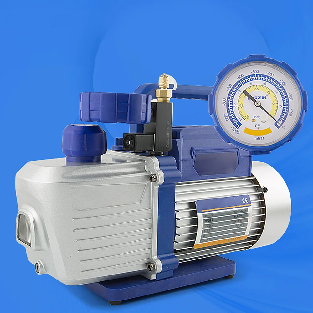 Miniature Vacuum Pump Air Conditioner Refrigerator Maintenance Rotary Vane 1L Vacuum Pump 150W Negative Pressure Pump WK-1N1C