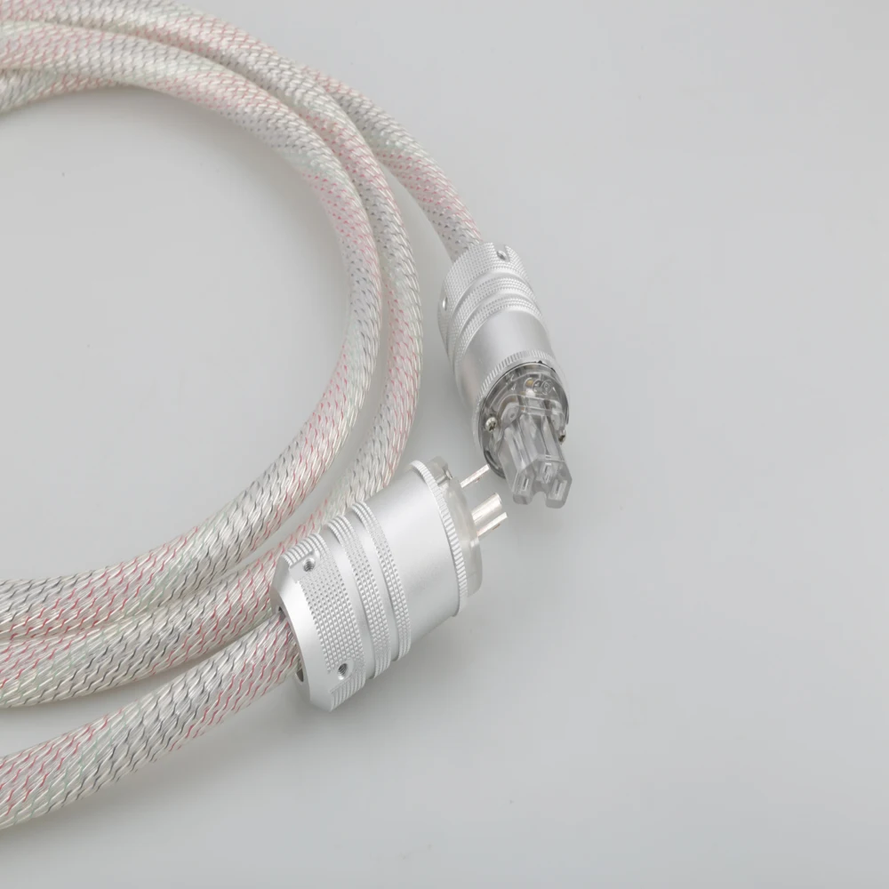 Valhalla power line HIFI POWER CABLE 7N OFC Power Cord with EU Plug Amplifier CD, Decoder, Power Wire