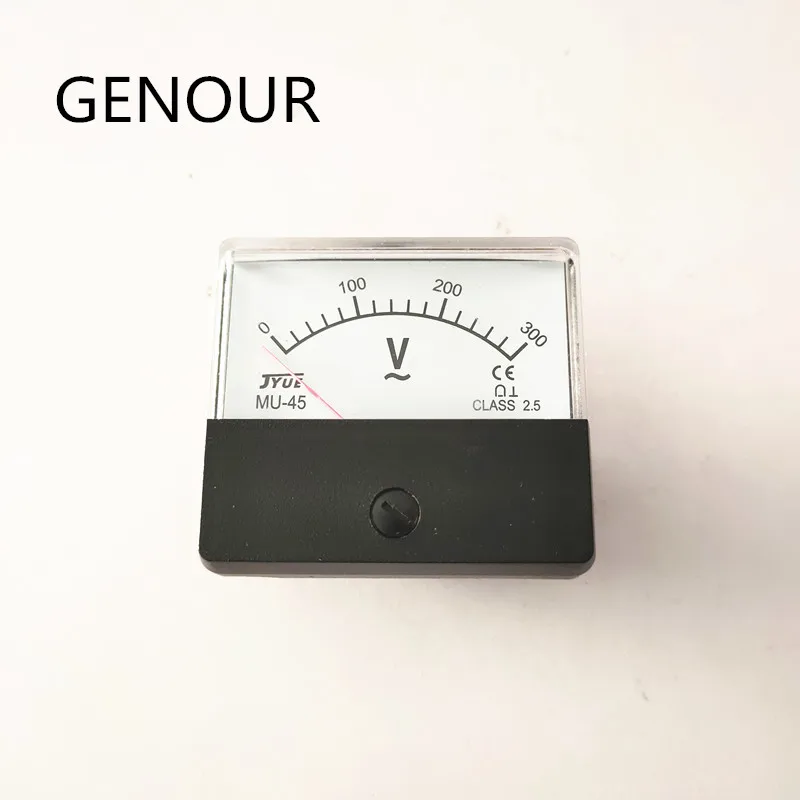 Single Phase Generator Voltmeter For 2KW 5KW 2500 6500 Gasoline Generator,Square Voltage Meter 0-300V