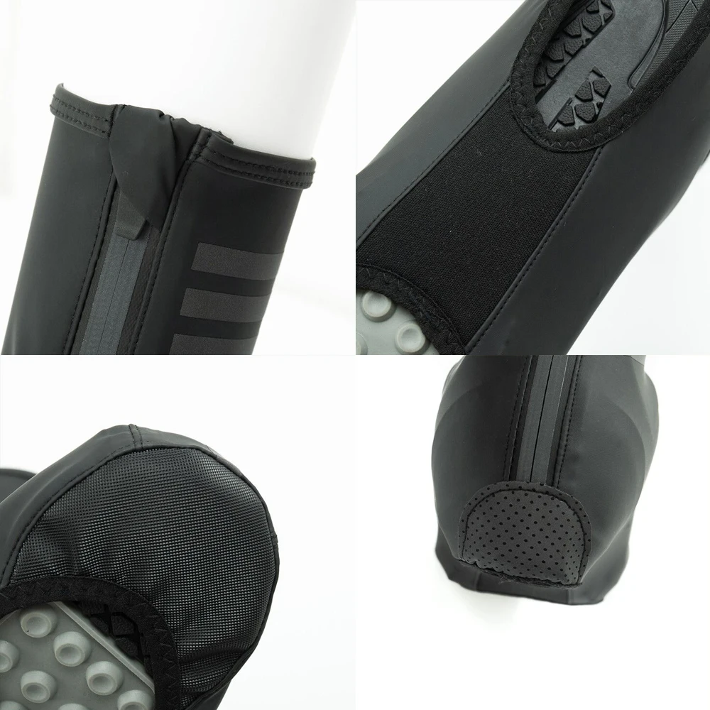 YKYWBIKE Wasserdicht Radfahren Frauen Männer Überschuhe Fahrrad Schuhe Abdeckungen Fahrrad Winddicht MTB Straße Warm Halten Bike Lock Protector – Detail 10