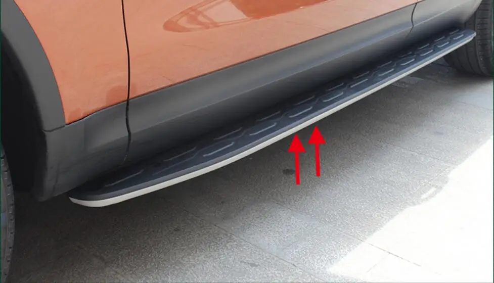 Aluminum alloy + ABS Car Running Board Side Step Nerf Bar Guard Fits For Land Rover Discovery 5 LR5 2015 2016 2017 2018