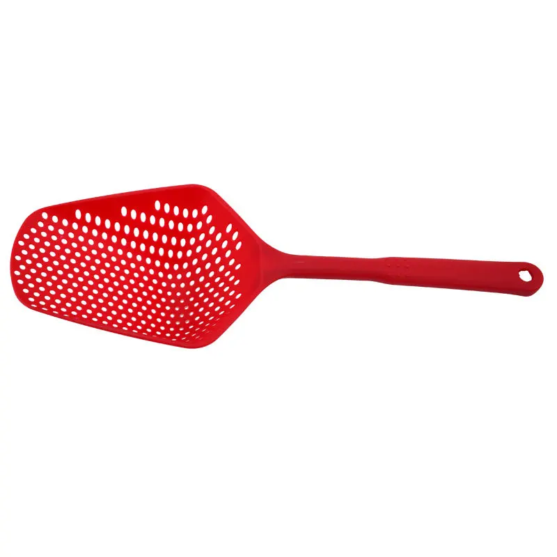 PP Plastic Food Grade Plastic Drain Shovel Ice Shovel Colander Water-proof French Fries Cooking Colander Kitchen Accessories