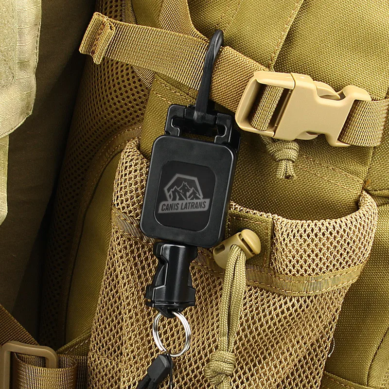 Tactical Gear Retractor Hunting Mount For Molle Backpack Outdoor Hiking Camping Travel Kit Attachment System