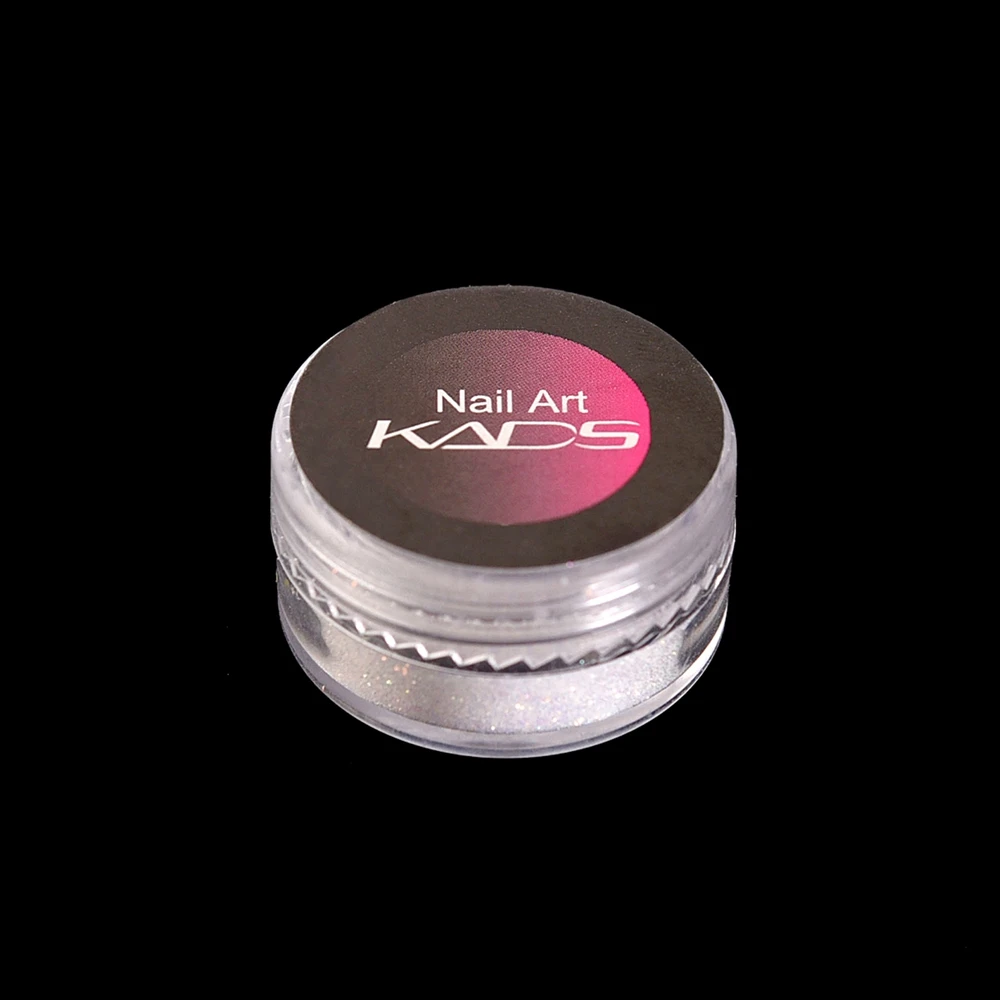 KADS Nail Sugar Glitter Powder White Rainbow Gold Nail Dipping Pigment Dust Manicures Nail Art Decorations DIY Shining Tips