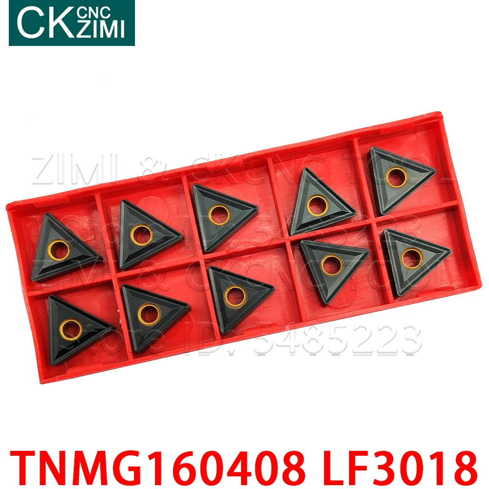 TNMG160404 LF3018 TNMG160408 LF3018 كربيد إدراج الخارجية تحول أداة نك مخرطة معدنية قطع أداة TNMG للحديد الزهر