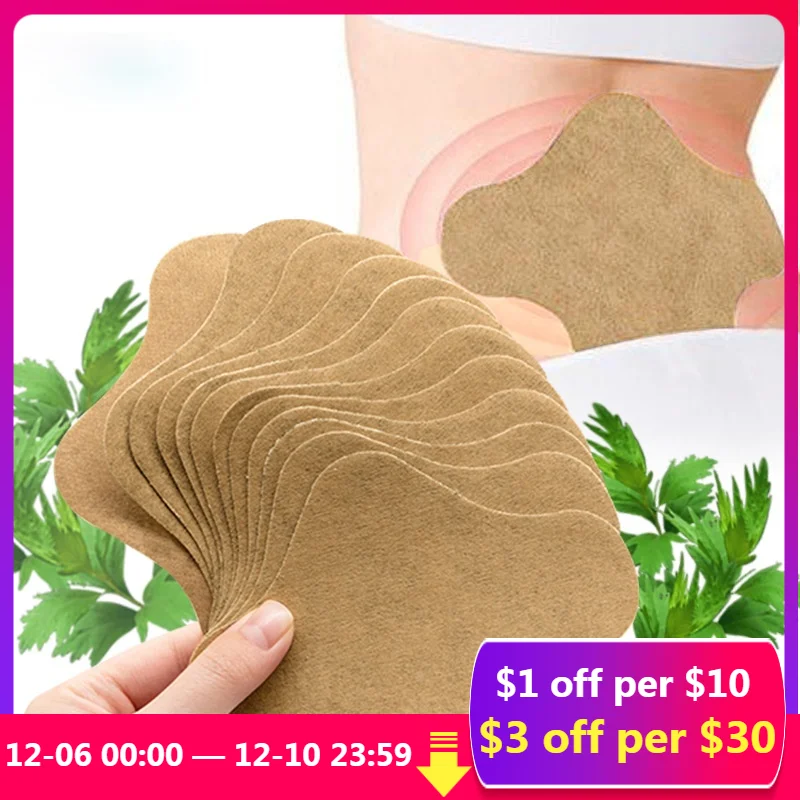 24pcs Lumbar Spine Pain Relief Patch Wormwood Extract Plaster Knee Arthritis Cervical Joint Aches Herbal Stickers