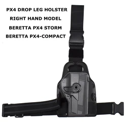 Hunting Drop Leg Holster Beretta PX4 Storm Gun Case 360° Adjustable Cant with Quick Release Paddle Tactical Paintball Equipment