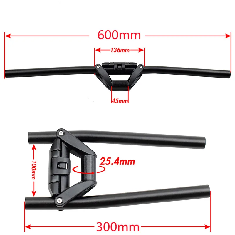 Mountain Bike Folding Handlebar Folding Bicycle Bike Handlebar Bicycle Parts