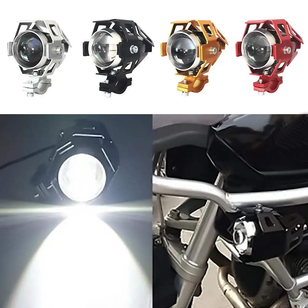 Motorcycle Headlight U5 LED Spotlights Auxiliary Lightings Motorbike Lamps Fog light Universal DC 12V-85V For Bicycles Cars