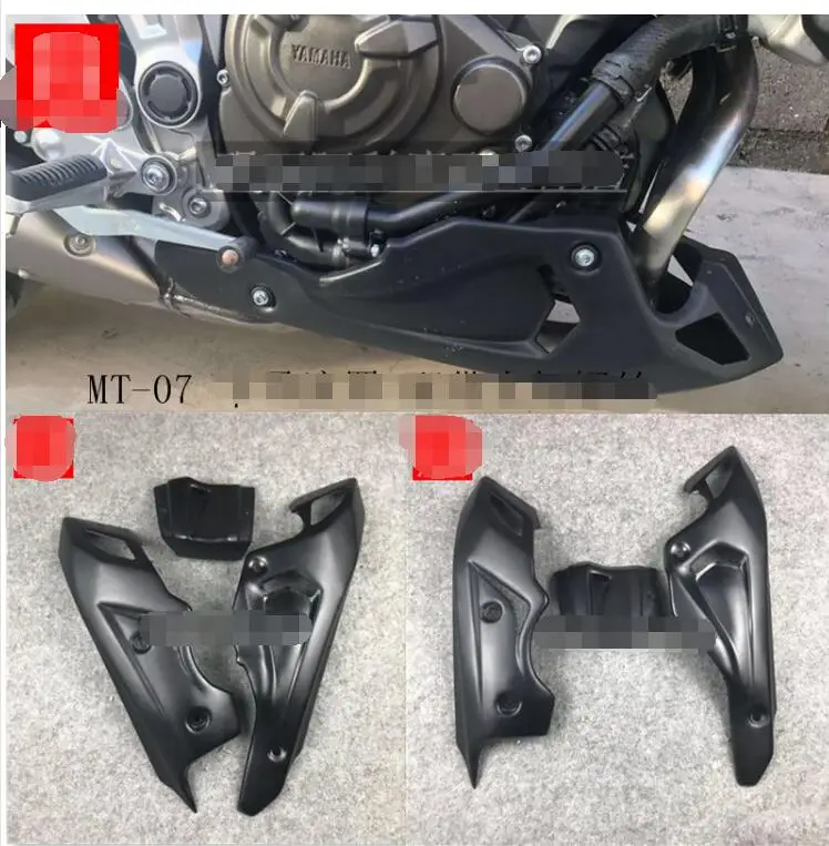 MT07 FZ07 FZ MT 07 MT-07 Motorcycle Belly Pan Engine Spoiler Side Fairing Body Kits for Yamaha MT-07 FZ-07 2014 2015 2016 ABS