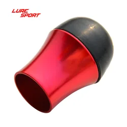 LureSport 4pcs Heavy Duty Aluminum Fighting Butt Rubber Cap Fishing Rod Building Component Fishing Pole Repair DIY Accessory