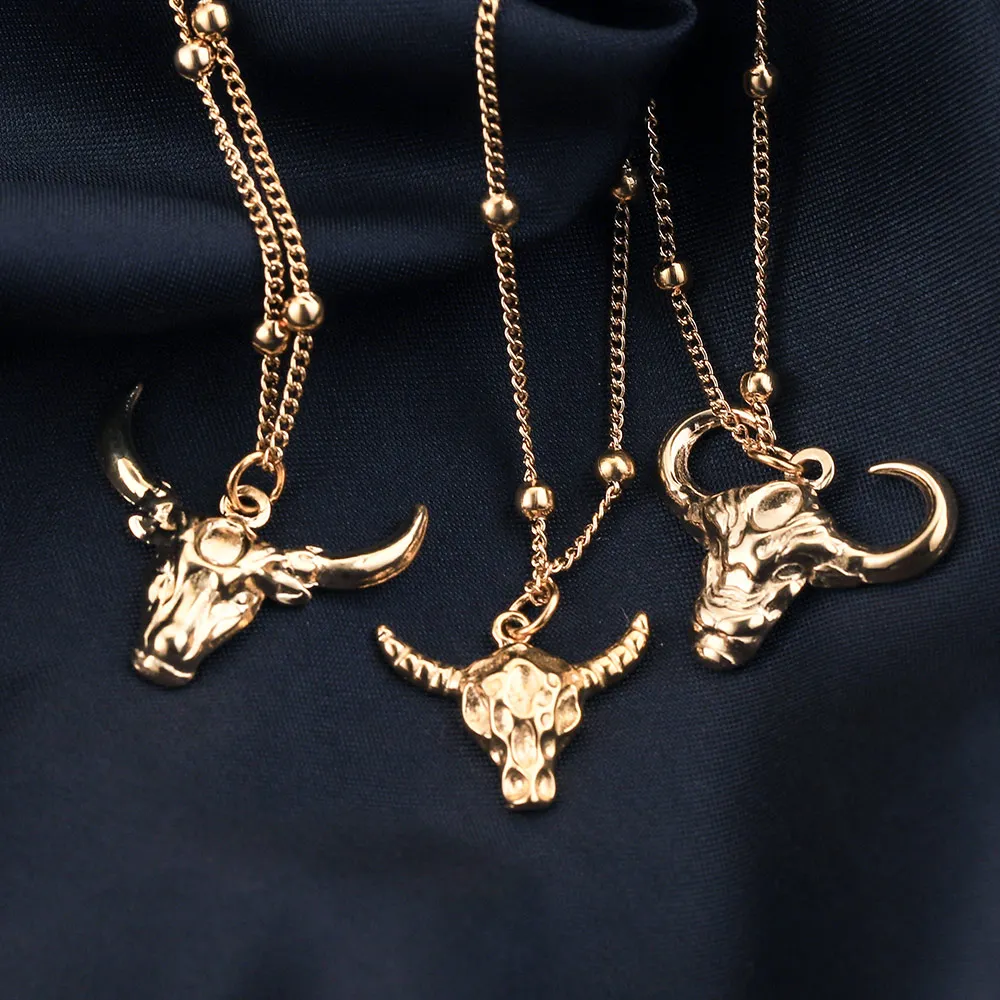 5pcs Lot Stainless Steel Gold Plated Deer Christmas Charms Dangles Pendants for DIY Earring Necklace Jewelry Making Wholesale