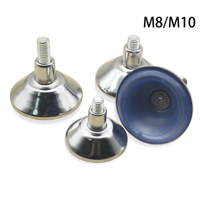 

12Pcs/lot Adjustable Furniture Footing Electrical Instrument Foot Pad Rubber Non-slip Base Bumpers M8 M10 Thread Stem