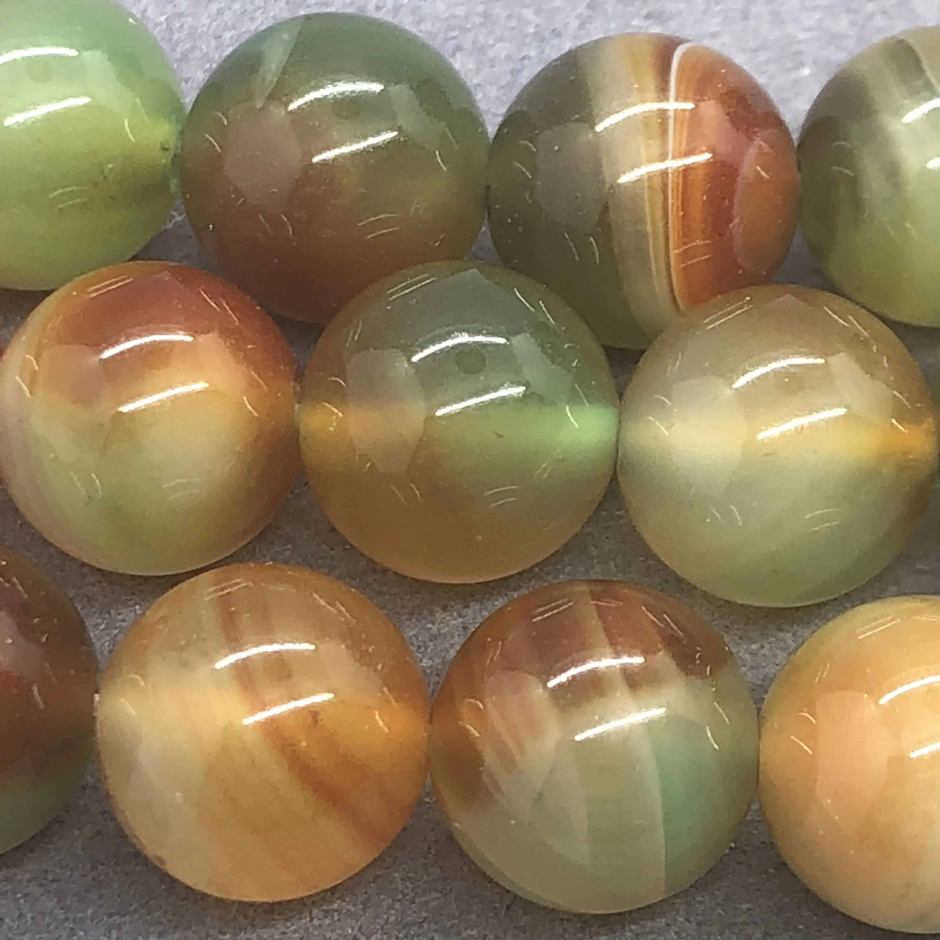 Malachite Agate Beads 4-14mm Round Natural Loose Stone Bead Diy for Necklace