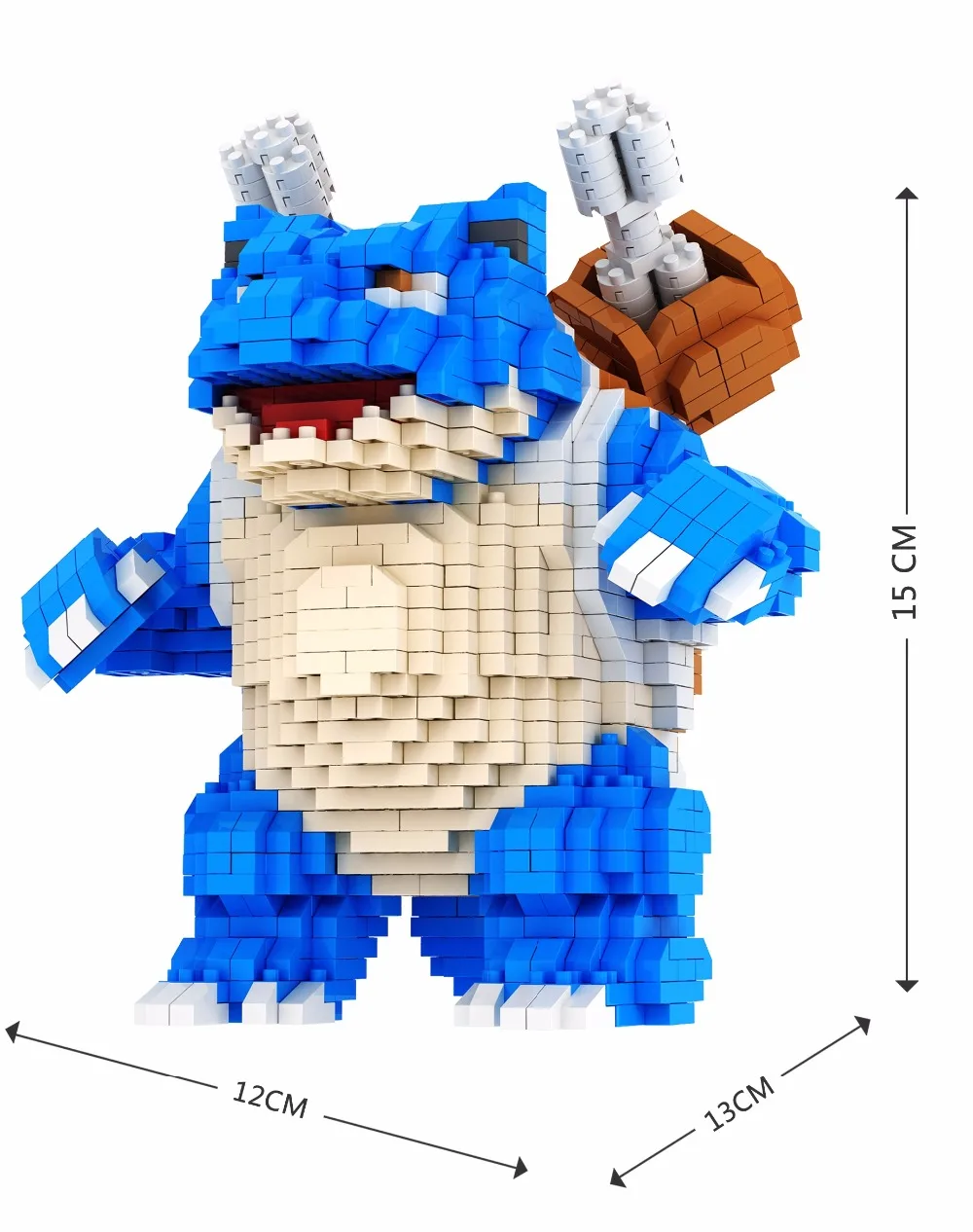 Śliczny Model z kreskówki Mini klocki Anime montaż cegieł Brinquedos Venusaur Firgures prezenty dla dzieci zabawki na prezent dla dzieci dziewczyna