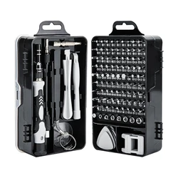 Computer Repair Kit,115 in 1 Magnetic Laptop Screwdriver Kit, Precision Screwdriver Set, Small Impact Screw Driver Set with Case