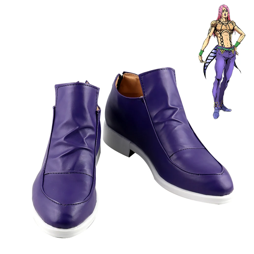 

JoJo's Bizarre Adventure Diavolo Shoes Cosplay Men Boots Ver 2