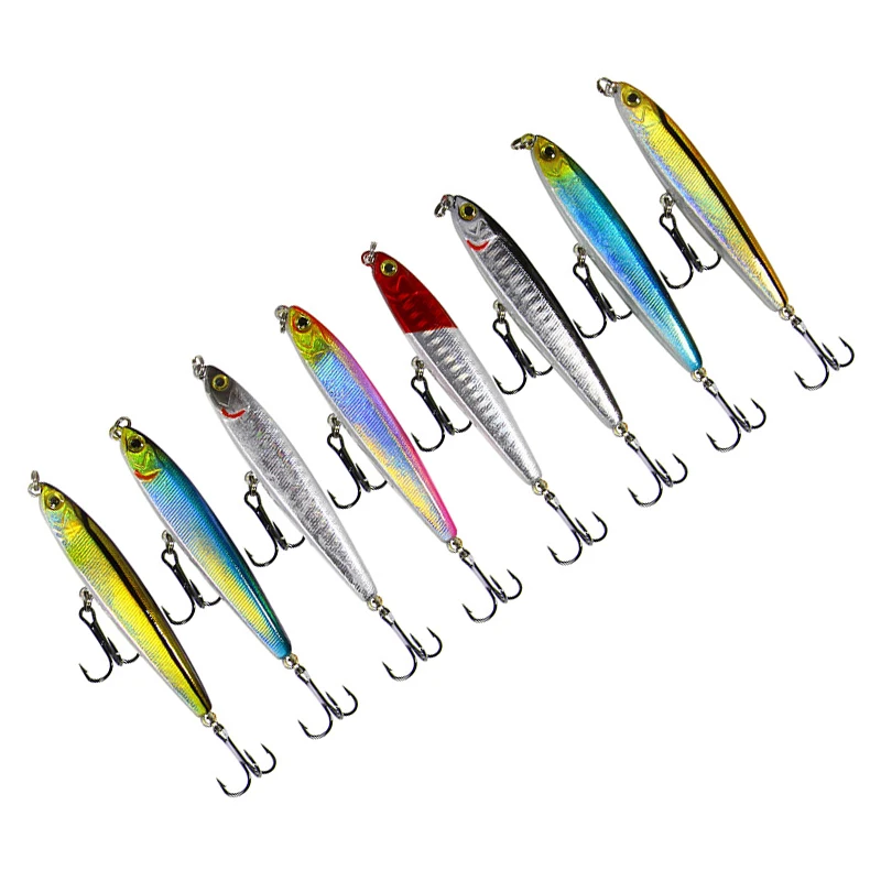 

Sinking pencil fishing lure 2020 wobblers for jigging fishing 14/18g 80/100mm artificial hard bait Crankbait Bass metal bait