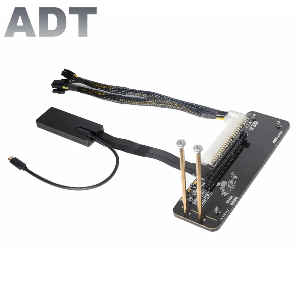 

Кабель-удлинитель ADT-Link R43SG-TB3 PCIe x16 PCI-e x16 к TB3, кабели PCI-Express, адаптер eGPU