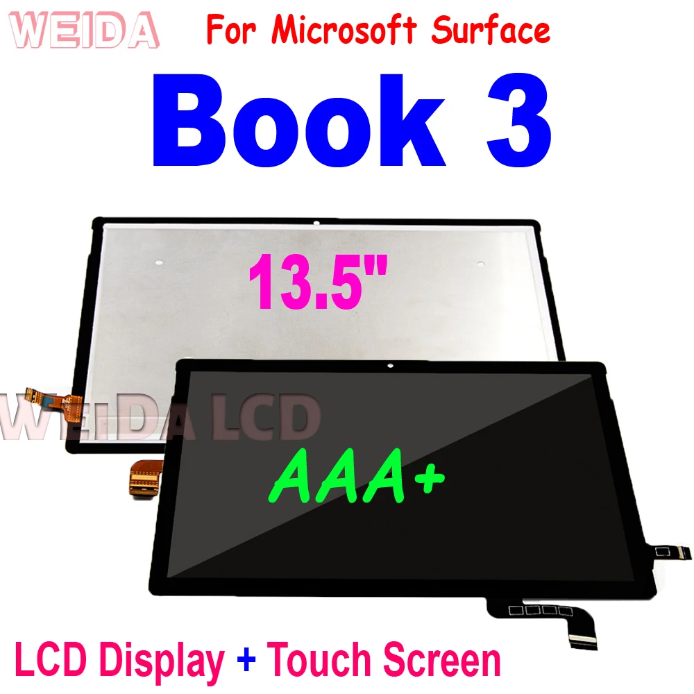 Imagem -02 - Display Lcd para Microsoft Surface Book Tela de 13.5 Polegadas Sensível ao Toque Peça de Reposição