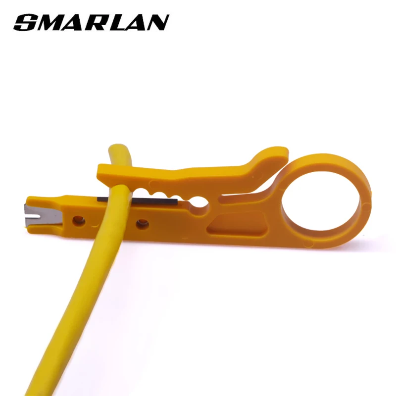 2pc Cable Stripping Wire Cutter Crimping Tool Multi Stripper Knife Crimper Pliers Mini Portable Decrustation Electrical Straight