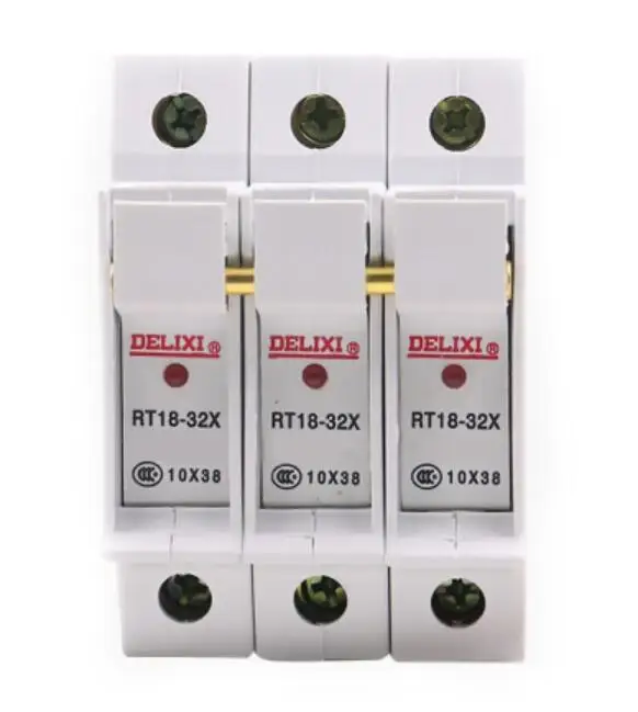 

RT18-32X 3P RT1832Z3XB 3P | 10*38mm | 32A RT18 fuse base