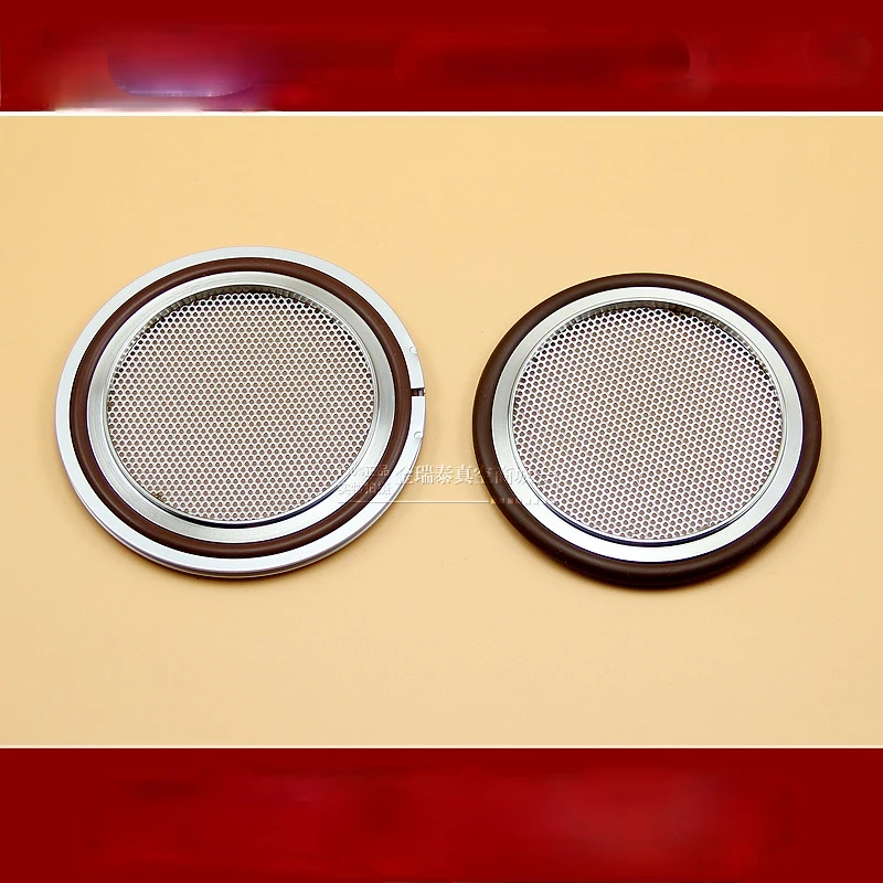 Iso Rvs Beugel Met Mesh ISO63 80 100 160 Platte Mesh Beugel Percolator Filter Zeef Zeef