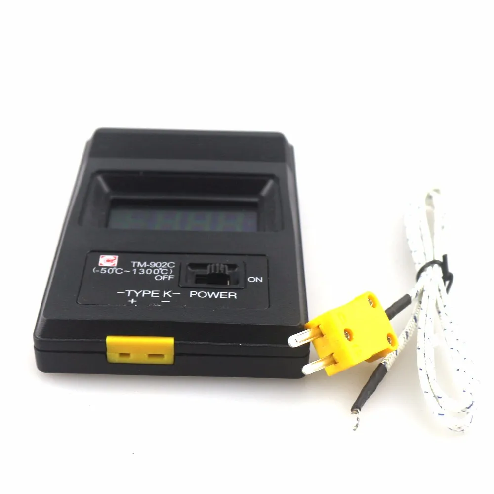 Handheld Type K Digital Thermometer, -50°C to 1300°C