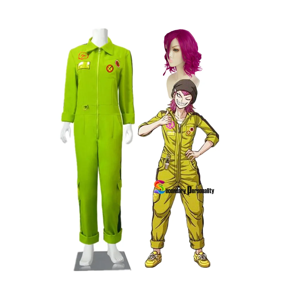 Costume Kazuichi Souda Cosplay Jumpsuits Danganronpa 2 Bodysuit Adult Unisex Halloween Carnival Party Costumes Anime