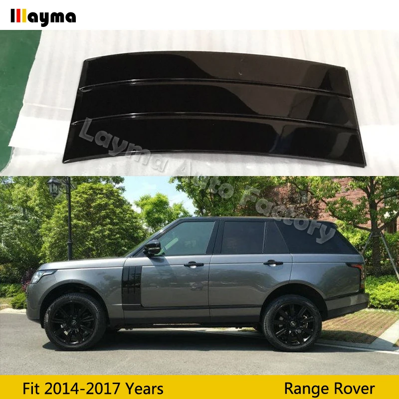 

Side Fender Door Air Vents Kit Trim Gloss black For Land Rover Range Rover Vogue 2014-2017 years car front fender all black