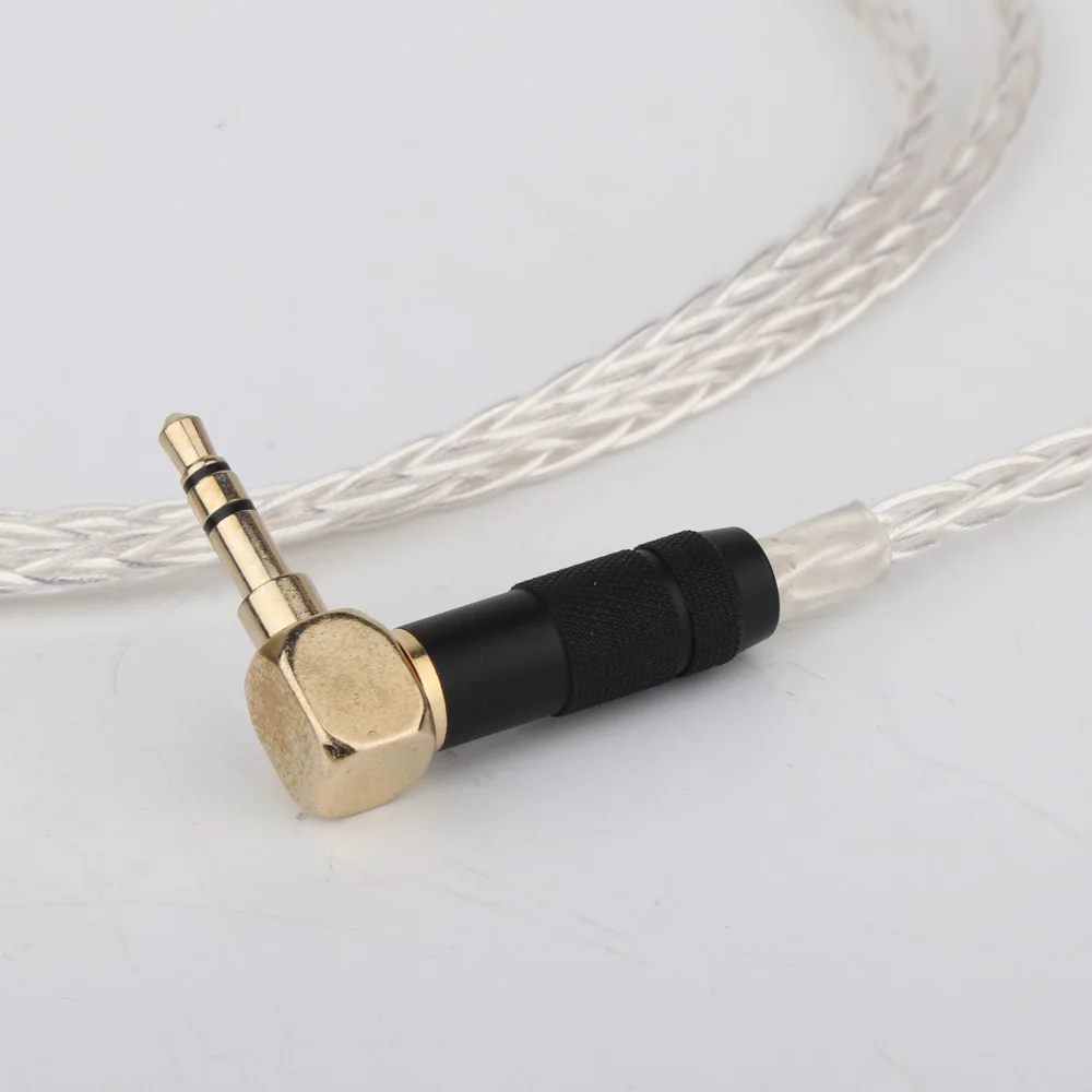 3.5mm Gold Plated Jack to Rhodium Plated Mini  XLR Female Connector Hifi OCC AUX Cable