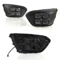 Car Flashing 1 Pair Car LED For Russia KIA RIO X-Line 2018 2019 With Turn Signal Auto Driving DRL Daytime Running Lights