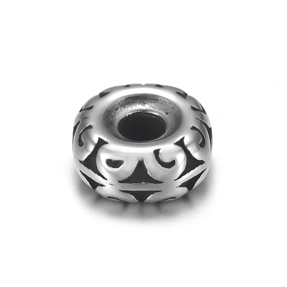Stainless Steel 3mm Bead Spacer for Beaded Bracelet  Jewelry Making DIY Small Hole Spacer Charms Accessories Supplies