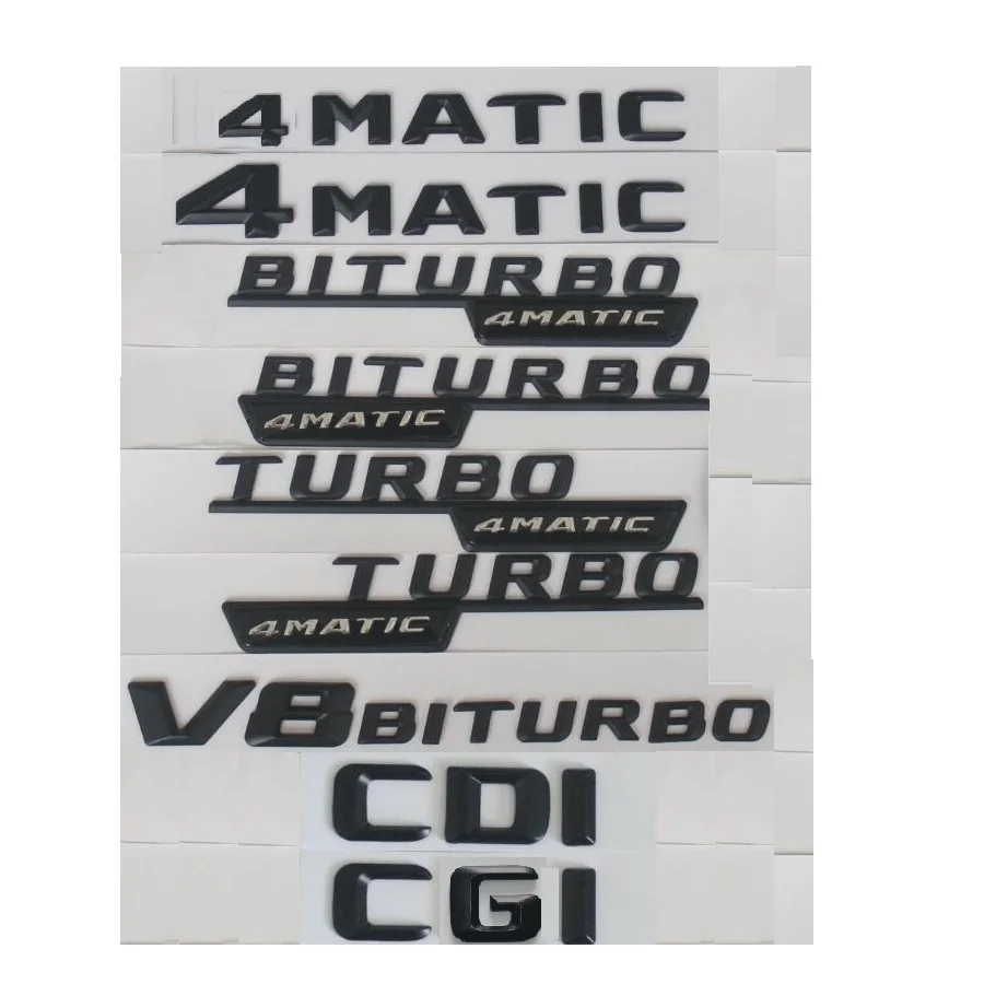 3D Letters For Mercedes Benz ML55 ML63 AMG ML250 ML280 ML300 ML320 ML350 ML400 ML420 ML430 ML450 ML500 ML550 CDI 4MATIC Emblems