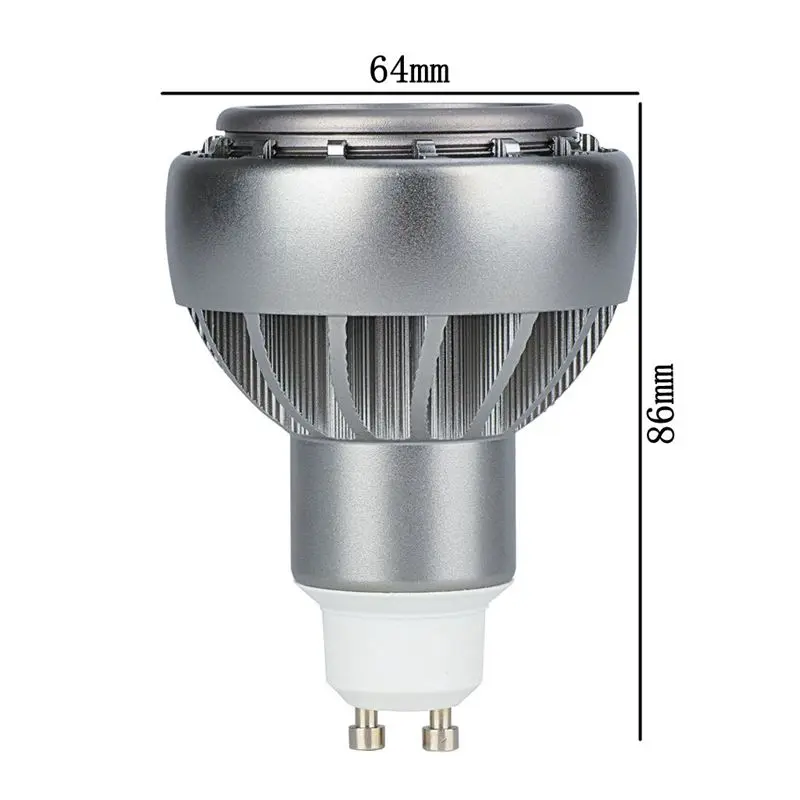 GU10 led bulb 12W PAR20 spotlight 1200LM 60 beam angle track lighting