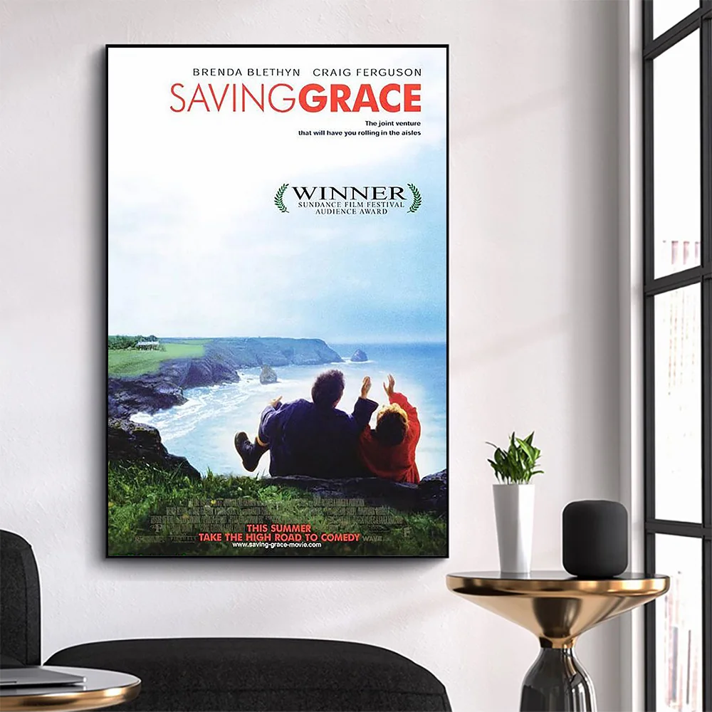 

WM3388 Saving Grace Classic Movie HD Silk Fabric Poster Art Decor Indoor Painting Gift