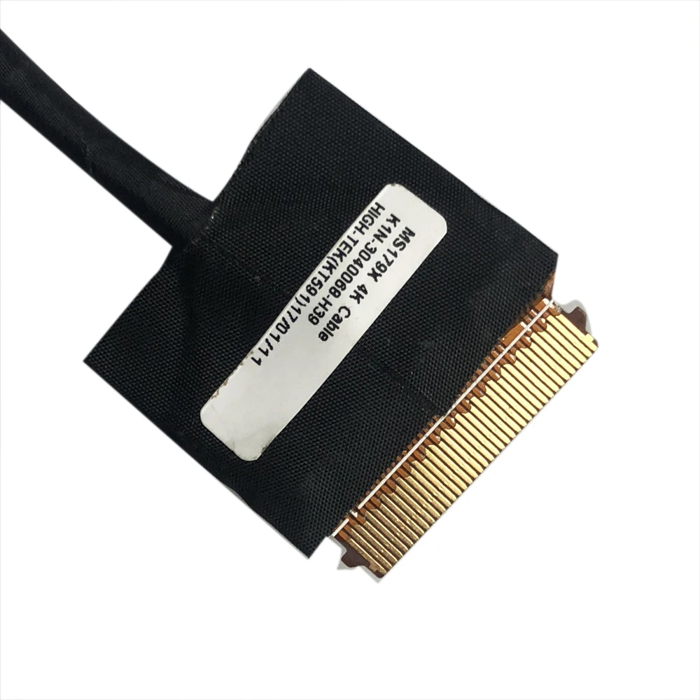 For MSI MS179X GE72 GP72 GP72M 7RDX GL72 GE72MVR 7RG K1N-3040068-H39 4K 40pin LCD LVDS LED Screen Video Display Cable Wire Line