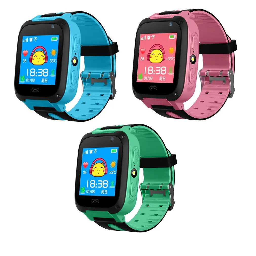 1.44 Inch Screen Children Smart Watch Anti Lost Monitor Kids Remote Camera SOS Emergency Alarm Watch Phone Support 2G/3G