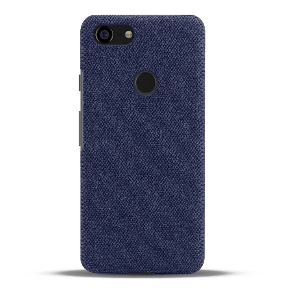 Slim Cloth Texture Fitted Cover for Google Pixel 3 3XL Case Fabric Ultrathin Antiskid Anti-fall Capa For Pixel3 3 XL Pixel3XL