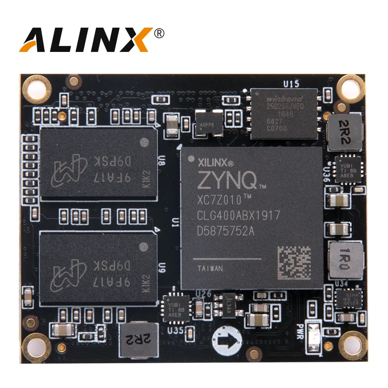 Alinx soms ac7z010 ac7z020: xilinx Zynq-7000 soc xc7z010 xc7z020 arm 7010 7020 sistema de placa fpga no módulo