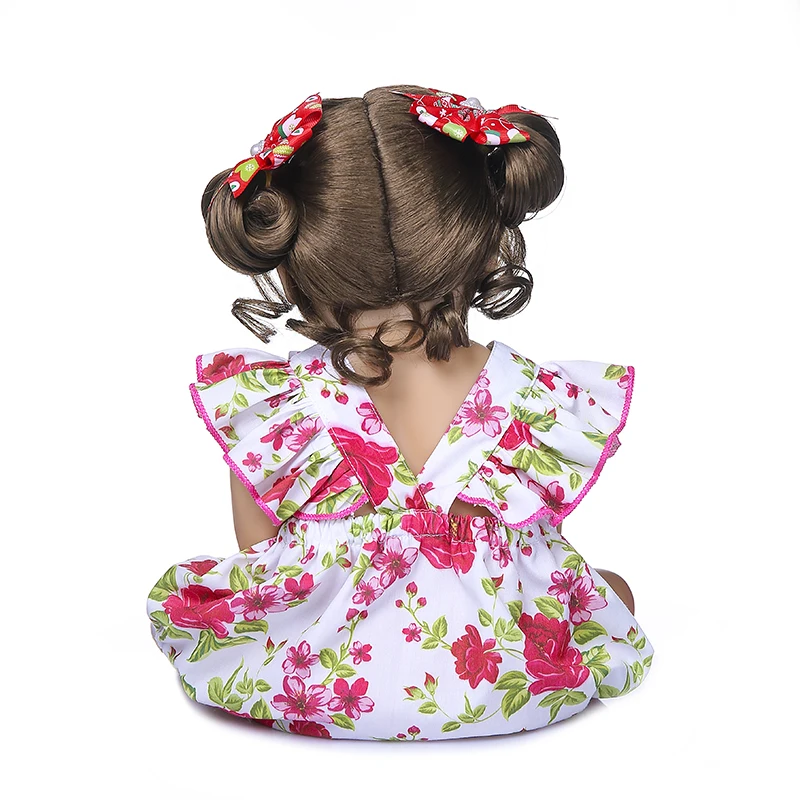 NPK 55 CENTIMETRI Del Silicone Del Bambino Della Ragazza Bambola Del Corpo Intero Morbido Real Touch Principessa Reborn Bebe Tocco Realistico Bambole Realistiche per I Bambini