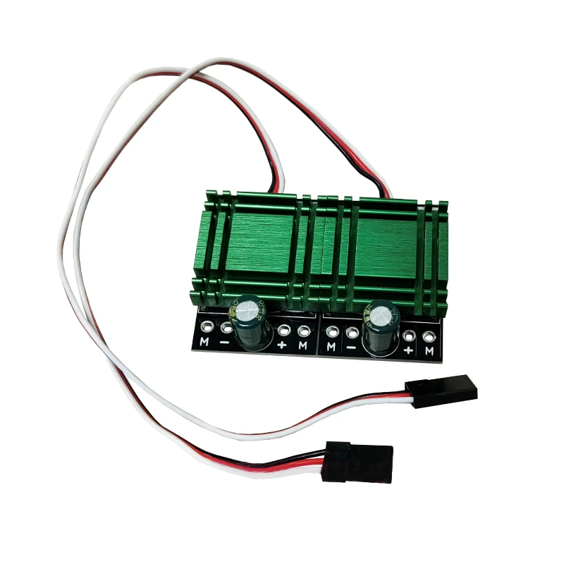 RC Bidirectional Walking Motor Drive ESC For HUINA 1580 1592 1593 1594 1/14 RC Excavator Conversion Hydraulic Model Parts