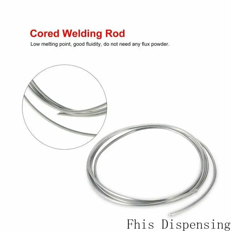 Fio de alumínio com fluxo de cobre, 2.00mm 3m, fio para solda, baixa temperatura, cobre-alumínio, hastes de solda para ac e refrigeração