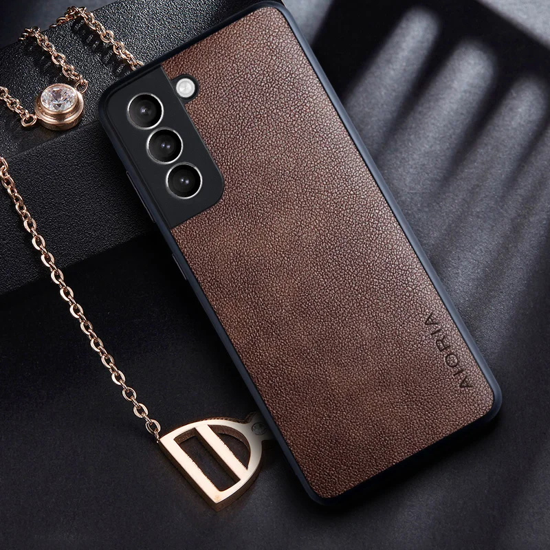 Case for Samsung galaxy S21 FE S21 Ultra plus coque Retro business PU leather Skin phone cover for samsung s21 fe ultra case