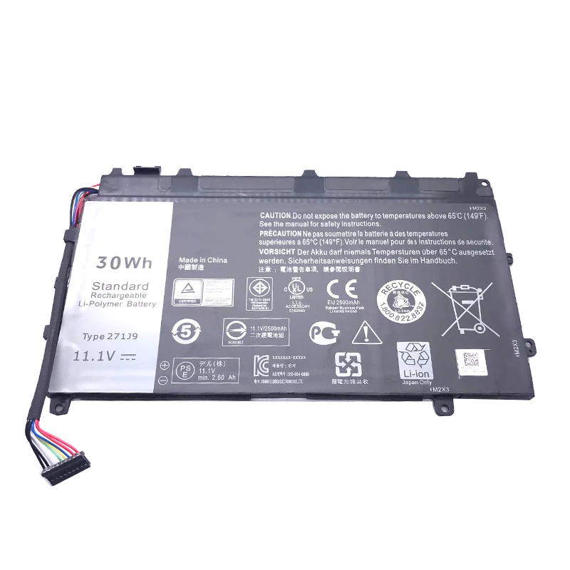 Imagem -02 - Lmdtk Genuine Novidades 271j9 Bateria do Portátil para Dell Latitude 13 7000 7350 Gwv47 0gwv47 Yx81v 11.1v 30wh