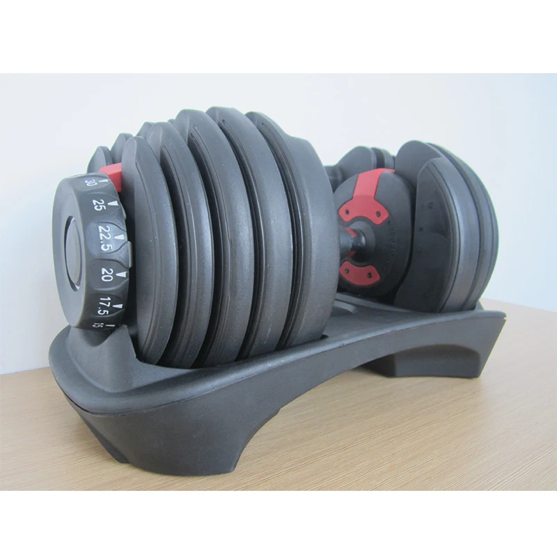 High-end Dumbbell Weight-adjustable Dumbbell Five Adjustment Pads ZJ3330 Professional Fitness Dumbbell