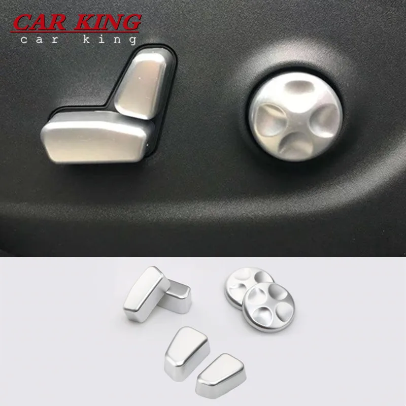 

For Jeep Cherokee KL 2014 2015 2016 2017 2018 Car Seat Control Adjustment button switch frame Cover Trim ABS Matte Accessories