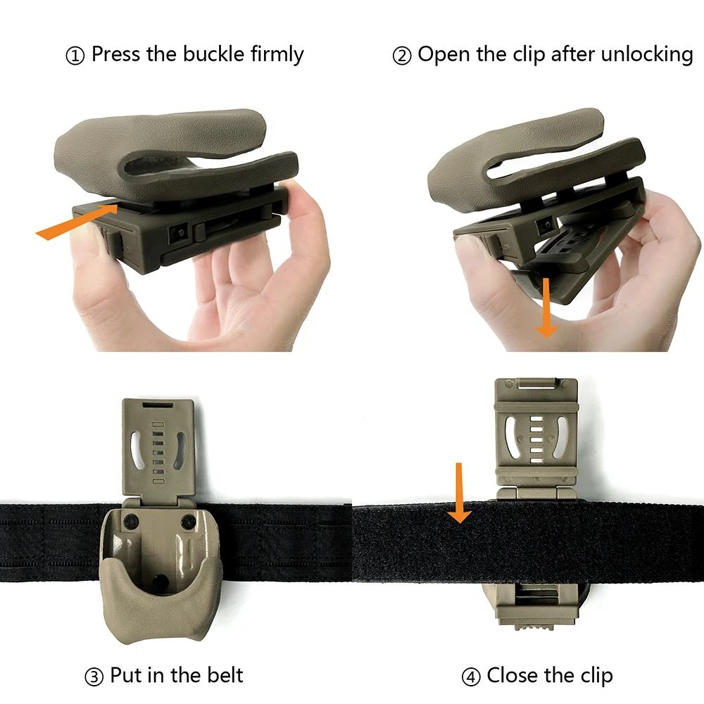 IPSC IDPA M1A2 Shot Timer scatto allenamento Timer tattico impugnatura rapida una copertura che può appendere una custodia protettiva per cintura